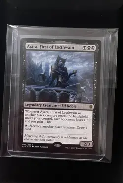 Ayara, First of Locthwain Throne of Eldraine Regular LP #75 - Image 1