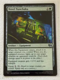 NOVEL NUNCHAKU 127 UC TEENAGE MUTANT NINJA TURTLES Magic: The Gathering NM/M - Image 1