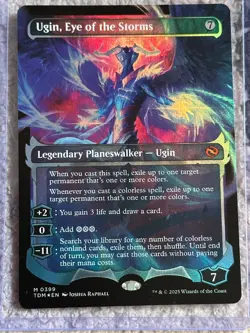 MTG Ugin, Eye Of The Storms 0399 Showcase Foil NM Tarkir English - Image 1