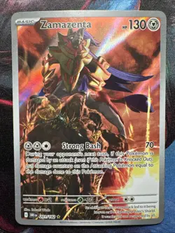 Zamazenta Illustration Rare SV10: Destined Rivals 201/182 Pokemon - Image 1