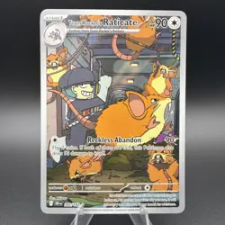 Pokemon Team Rocket's Raticate 202/182 Sv10: Destined Rivals Illustration Rare … - Image 1