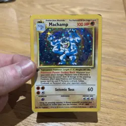 Machamp Holo - 8/102 - 1st Edition Base Set - Pokemon HP TCG Card Rare - Image 1