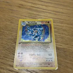 Machamp Holo - 8/102 - 1st Edition Base Set - Pokemon HP TCG Card Rare - Image 4