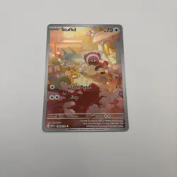 Pokemon Stufful Me01: Mega Evolution 154/132 Rare Holo 70 HP (English) - Image 1