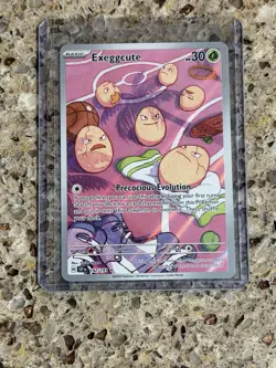Pokemon Exeggcute Illustration Rare: Surging Sparks 192/191 Mint/NM Condition - Image 1