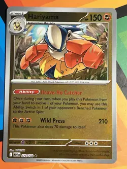 Pokemon - Hariyama 073/132 - Reverse Holo - Mega Evolution -NM - Image 1