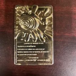 1999 Burger King Pokemon Poliwhirl 23K Gold Plated Trading Card Only - Image 2