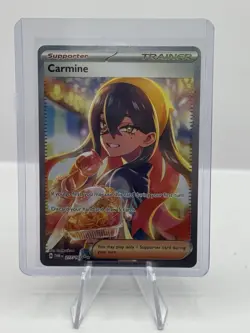 2024 Pokemon TWM EN Twilight Masquerade Special Illustration Rare #217 Carmine - Image 1