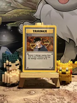 Pokemon TCG Brock 98/132 Gym Heroes WOTC! Non Holo Rare! VLP/NM! - Image 1