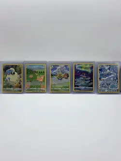 Pokemon Crown Zenith Galarian Gallery LOT 5 - Ditto Mareep Keldeo NM/M Tcg Rare - Image 1