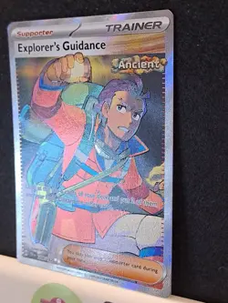Pokemon TCG Explorer's Guidance S&V-Temporal Forces 200/162 Ultra Rare NM/MT - Image 2