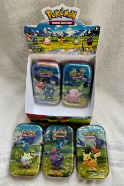 Set of 5 - Pokemon TCG Mega Evolution: Ascended Heroes Mini Tins Sealed (NEW) - Image 1