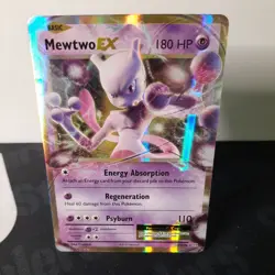 Mewtwo EX 52/108 XY Evolutions Holo Ultra Rare Pokemon card (NM) - Image 1