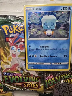 Pokemon Sword and Shield Evolving Skies Three Booster Packs Blister Pack Promo 820650808814 - Image 2