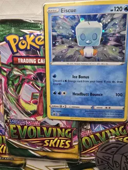 Pokemon Sword and Shield Evolving Skies Three Booster Packs Blister Pack Promo 820650808814 - Image 2