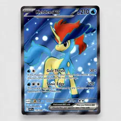 Keldeo ex 159/086 Sv: White Flare Holo Full Art Pokemon TCG NM - Image 1