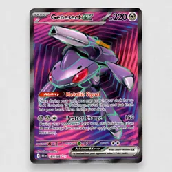 Genesect ex 161/086 Sv: Black Bolt Holo Full Art Pokemon TCG NM - Image 1