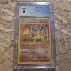 Pokemon Charizard 11/108 Holo XY EVOLUTIONS CGC 8 NM/Mint 2016 Blue Label - Image 1