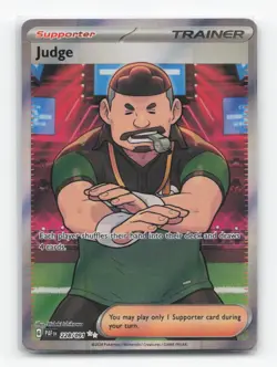Pokemon TCG - Judge 228/091 Near Mint Ultra Rare Paldean Fates - Image 1