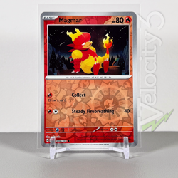 Pokemon TCG Card - Magmar 9/91 Reverse Holo | Common | 2024 Paldean Fates | Mint - Image 1
