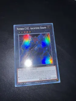 JUSH-EN056 Number C102: Archfiend Seraph : Super Rare 1st Edition Mint YuGiOh - Image 1