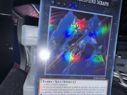 JUSH-EN056 Number C102: Archfiend Seraph : Super Rare 1st Edition Mint YuGiOh - Image 3