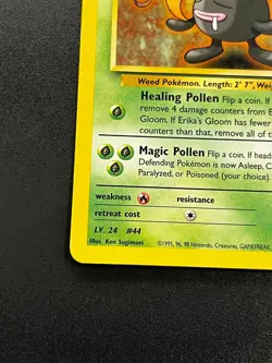Erika's Gloom 45/132 - Gym Heroes Vintage WOTC Pokemon TCG Card LP - Image 2