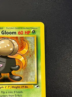 Erika's Gloom 45/132 - Gym Heroes Vintage WOTC Pokemon TCG Card LP - Image 4