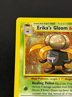 Erika's Gloom 45/132 - Gym Heroes Vintage WOTC Pokemon TCG Card LP - Image 5
