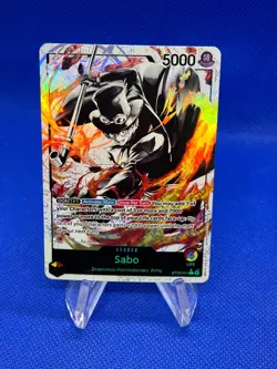 One Piece Ultra Deck: Three Brothers Sabo ST13-001 Parallel Alternate Art Leader - Image 1