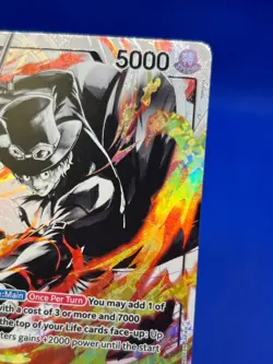 One Piece Ultra Deck: Three Brothers Sabo ST13-001 Parallel Alternate Art Leader - Image 4