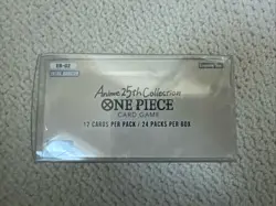 One Piece TCG EB-02 English Anime 25th Collection Booster Box, New Sealed + Case - Image 4
