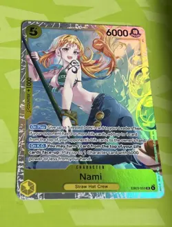 Nami EBO3-053 Super Rare One Piece Heroines Edition Mint Pack Fresh - Image 1