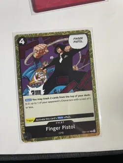 Finger Pistol - EB01-051 - Extra Booster: Memorial Collection One Piece TCG - Image 1