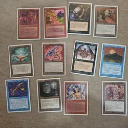 Magic The Gathering MTG Rare Card Lot Fouth Edition 1995 Lord Of The Pit Etc.. - Image 1