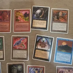 Magic The Gathering MTG Rare Card Lot Fouth Edition 1995 Lord Of The Pit Etc.. - Image 3