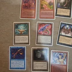 Magic The Gathering MTG Rare Card Lot Fouth Edition 1995 Lord Of The Pit Etc.. - Image 4