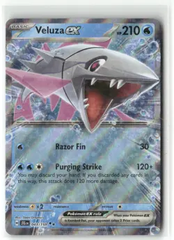 Pokemon Veluza ex Double Rare SV09: Journey Together 043/159 NM - Image 1
