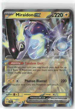 Pokemon Miraidon ex - Double Rare SV01: Scarlet & Violet Base Set 081/198 NM Not - Image 1