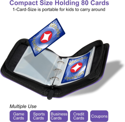 Optimized Title: Purple Mini 2-Pocket Card Binder - Ultra-Lightweight Trading C - Image 5