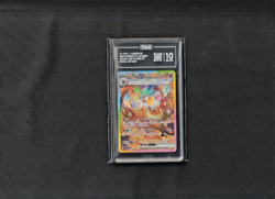 TAG 10 GEM MINT flareon ex SAR 202/187 Terastal Festival sv8a Japanese Pokemon - Image 1