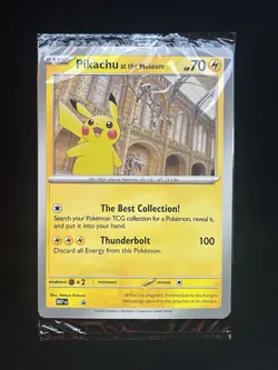 11x Pikachu at the Museum SEALED Jumbo Promo Pokemon TCG Natural History Museum - Image 1