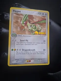 Flygon Winner Stamp NM Black Star Promo 25 Pokemon League Promo WotC - Image 2