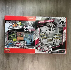 Pokemon Black Bolt & White Flare Binder + Poster Collection Sam's Club Bundles - Image 1