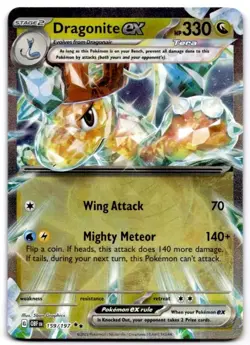Dragonite ex 159/197 Double Rare Obsidian Flames Pokemon Holo Near Mint - Image 1