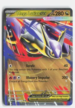 Mega Latias ex 100/132 Mega Evolution Double Rare Pokemon Holo NM - Image 1