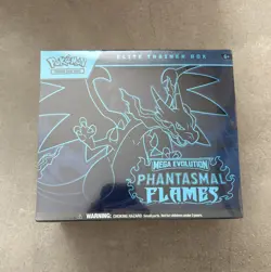 Pokemon Mega Evolution Phantasmal Flames Elite Trainer Box ETB - Image 1