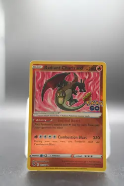 Radiant Charizard Holo Radiant Rare Pokemon GO 011/078 - Image 1