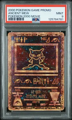 2000 POKEMON GAME MOVIE POKEMON 2000 MOVIE ANCIENT MEW PSA 9 - Image 1