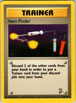 Item Finder 103/130 Base Set 2 Pokemon MP Normal - Image 1